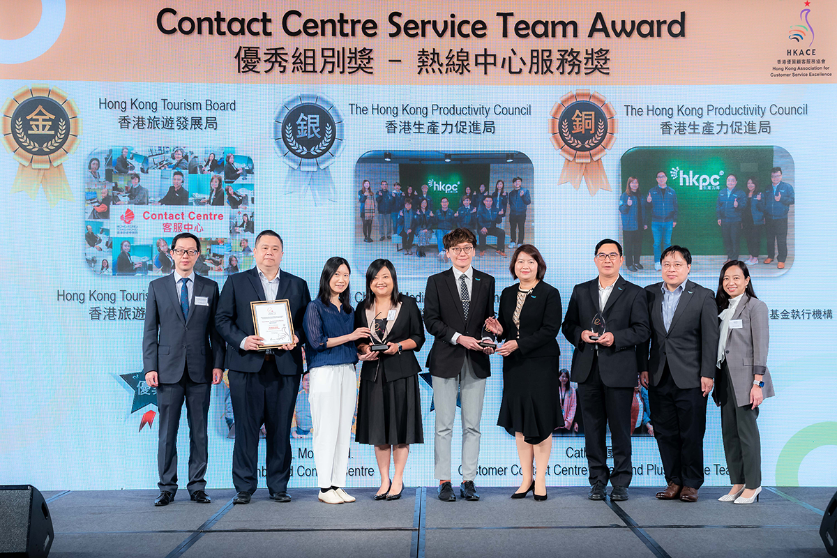 Chinese Medicine Development Fund (CMDF): Team Award – Contact Centre Service (SILVER Award)