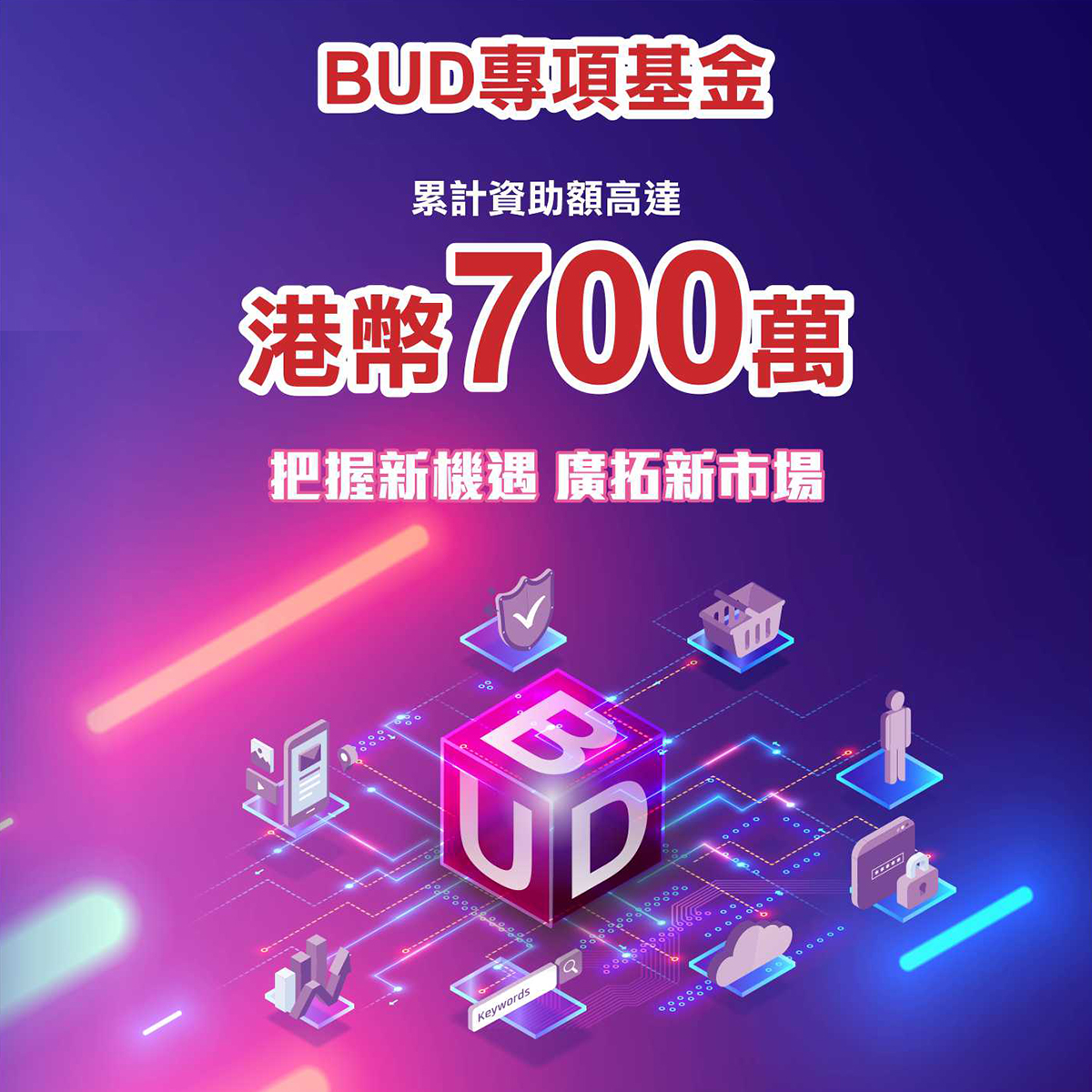 Dedicated Fund on Branding, Upgrading and Domestic Sales (BUD Fund) logo